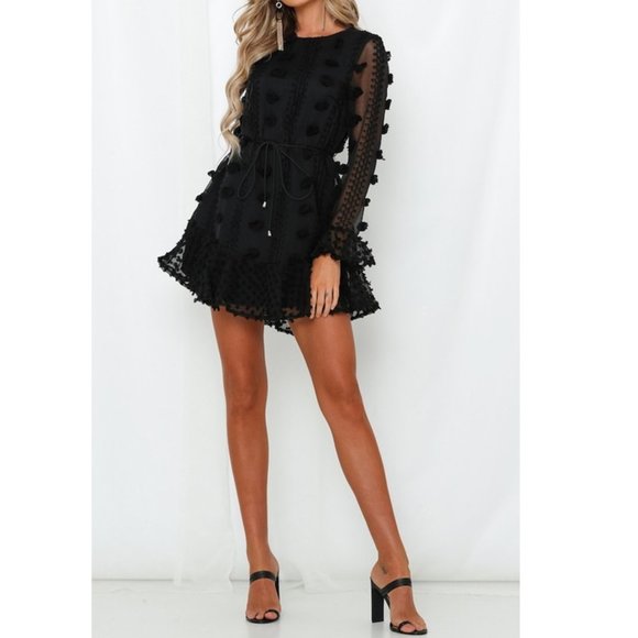 Ruffle Embellished Dress - Picture 3 of 6